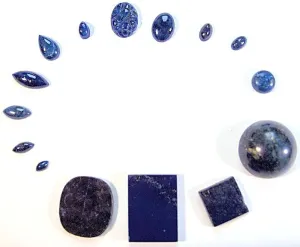10mm Lapis Lazuli Square Buff Top
