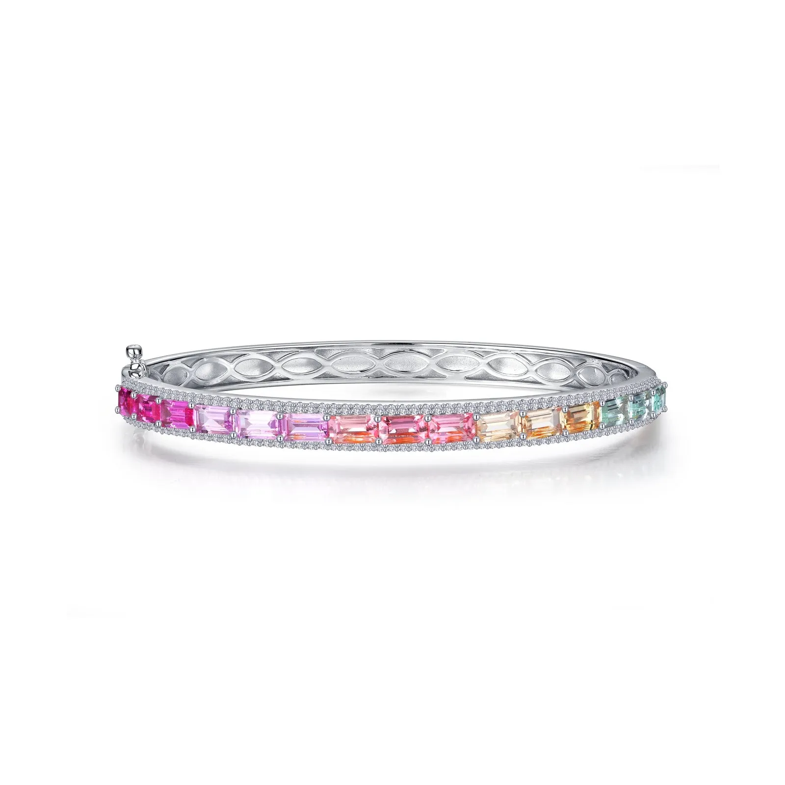 5.98 CTW Fancy Lab-Grown Sapphire Bracelet SYB001MP72