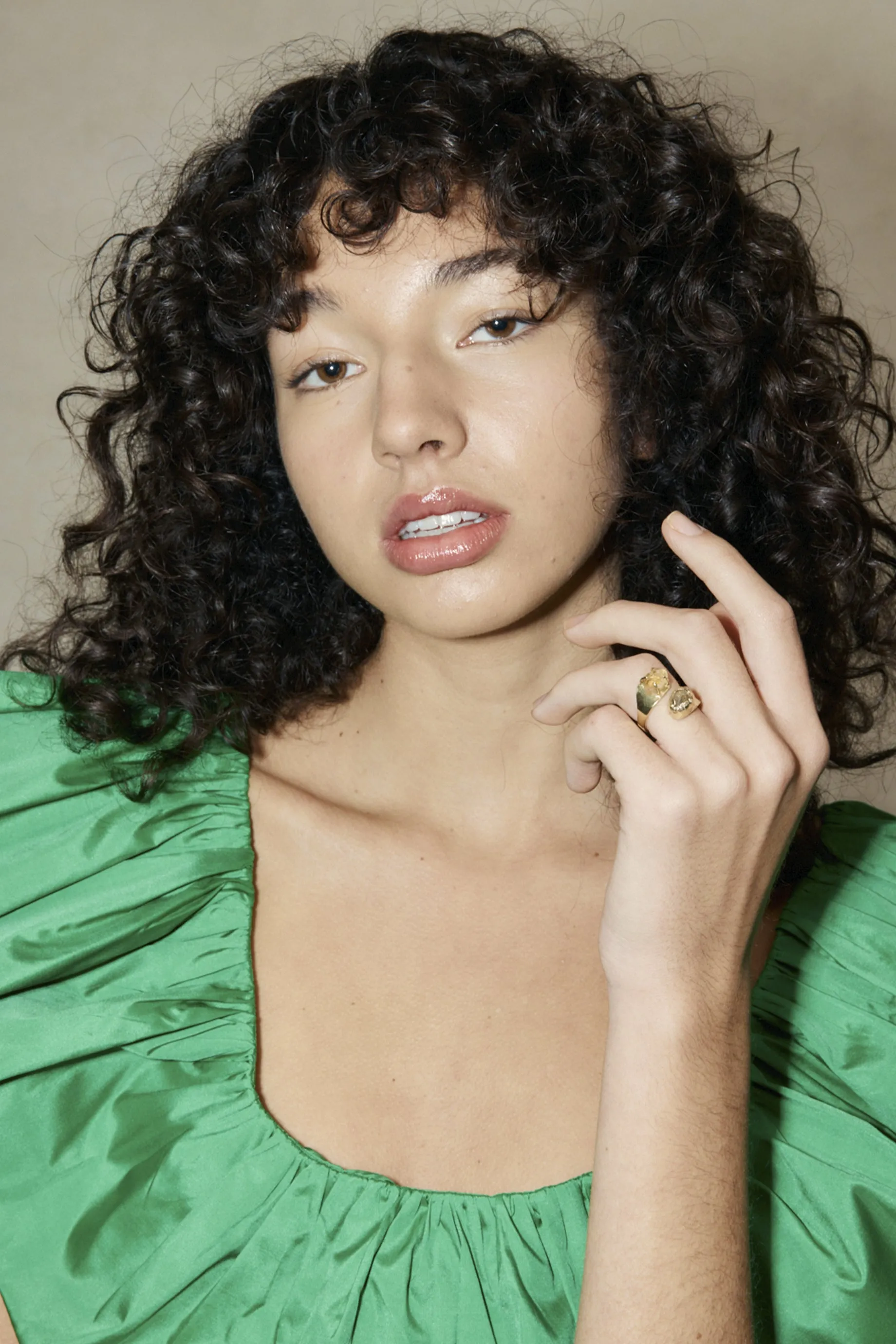 Alemais Raw Ring - Gold