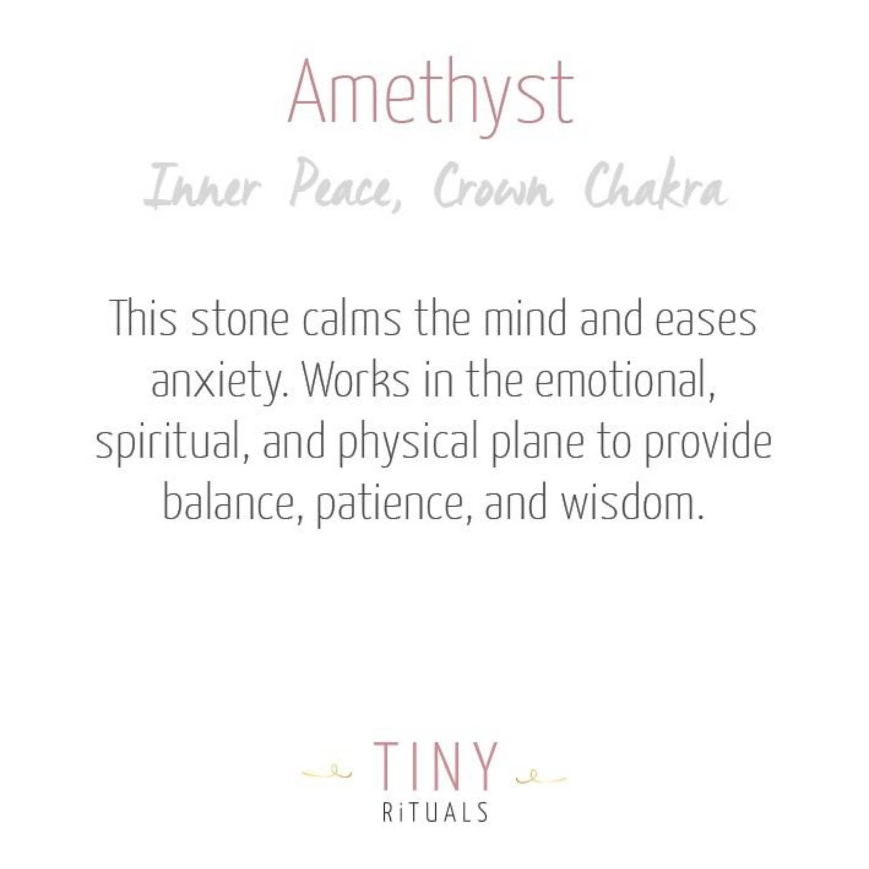 Amethyst Sphere with Tripod by Tiny Rituals