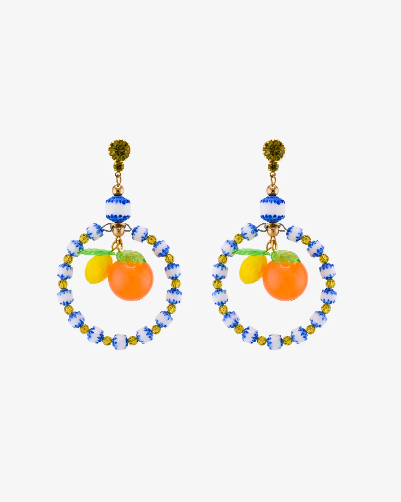 APEROL FRUTTA HOOP EARRINGS