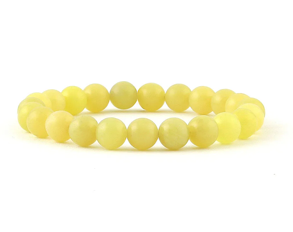 August birthstone Natural peridot bracelet