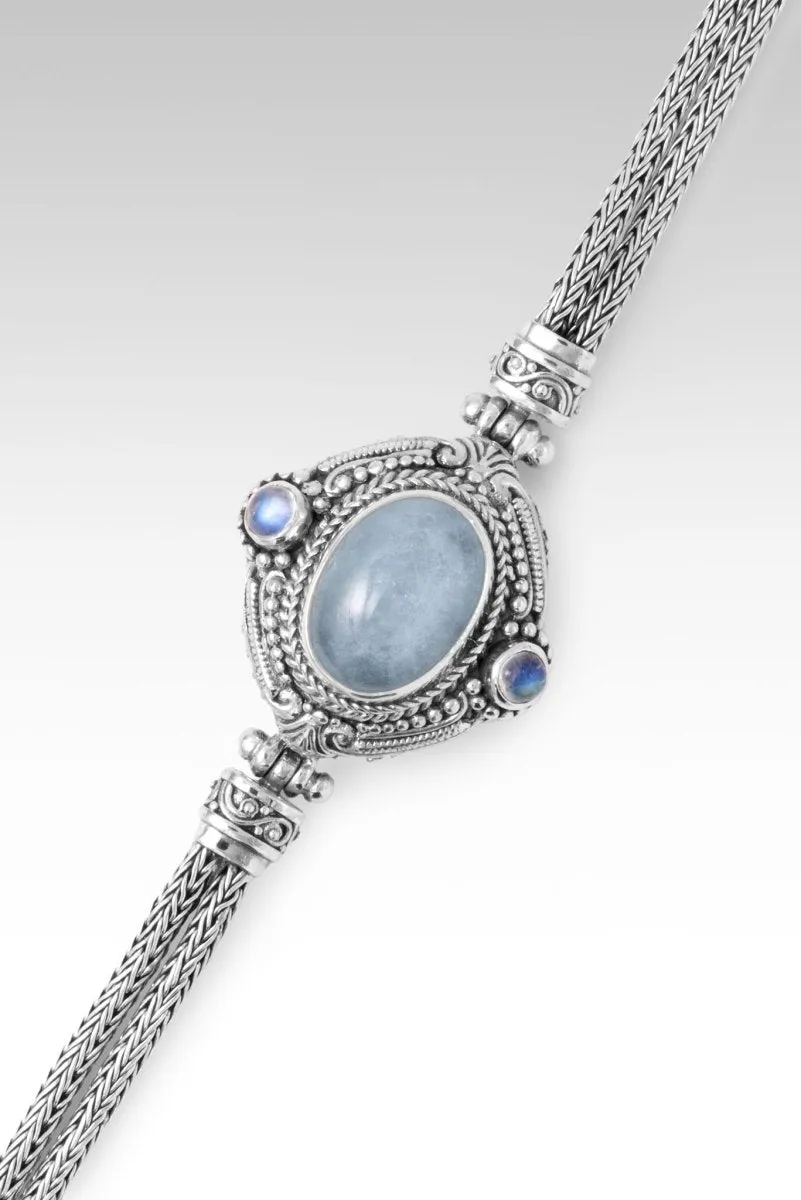 Believe and Live Bracelet™ in Aquamarine