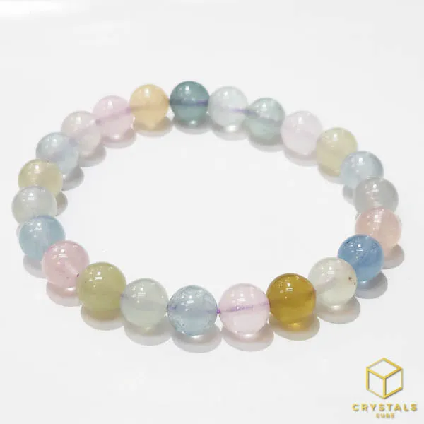 Beryl*** (Aquamarine & Morganite) Bracelet 8.5-9mm