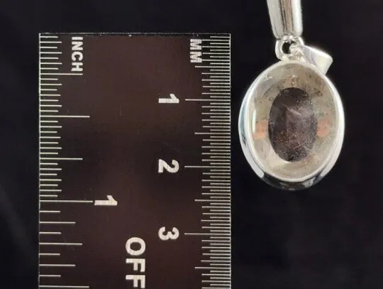 COVELLITE Pink Fire Quartz Crystal Pendant - Fine Jewelry, Healing Crystals and Stones, 53892