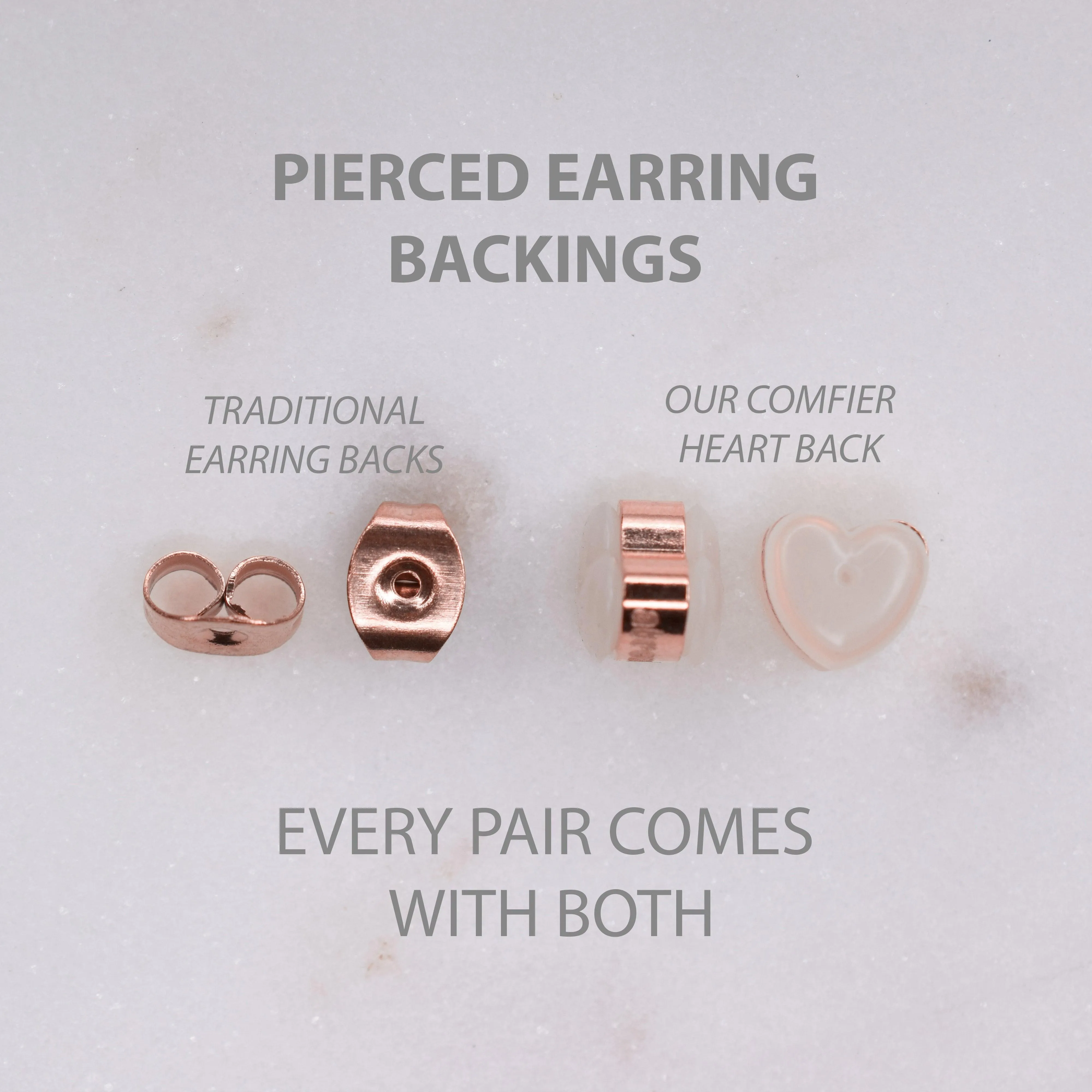 MEDIUM HOOP EARRINGS IN ROSE GOLD