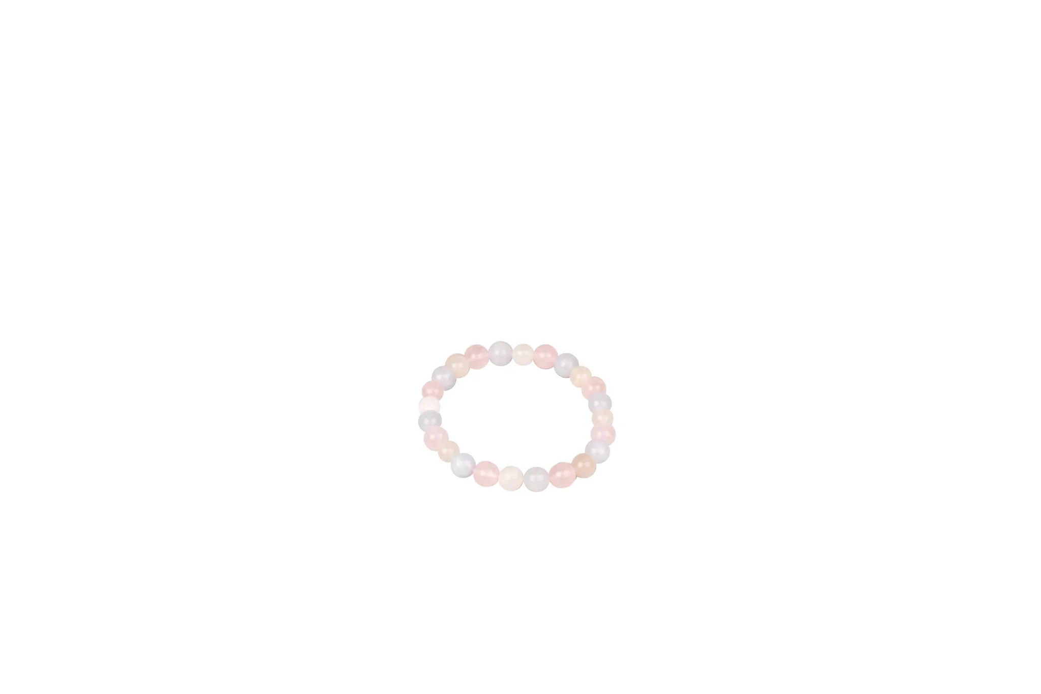 Moonstone, Rose Quartz & Aquamarine Bracelet