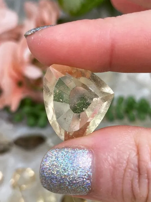 Natural Citrine Faceted Gems
