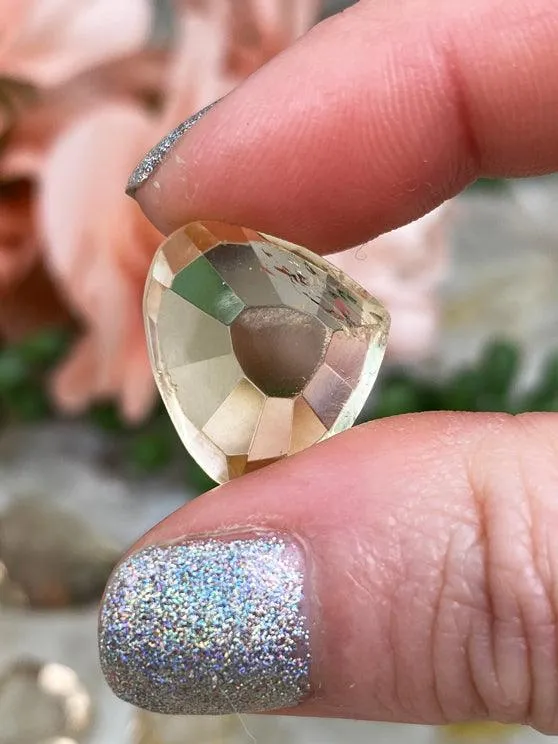 Natural Citrine Faceted Gems