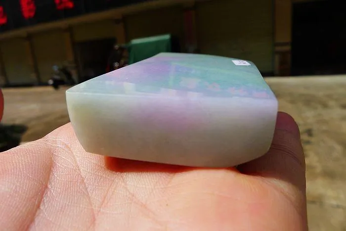 Natural Jade Rough Jadeite Raw (169g,8.9X4.4X1.55cm)