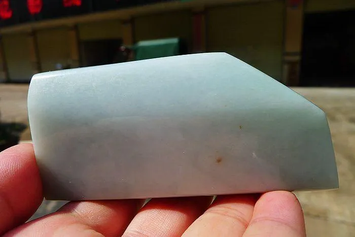 Natural Jade Rough Jadeite Raw (169g,8.9X4.4X1.55cm)