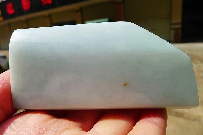 Natural Jade Rough Jadeite Raw (169g,8.9X4.4X1.55cm)