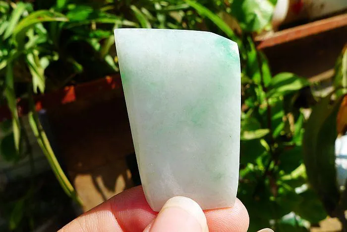 Natural Jade Rough Jadeite Raw (16g,4.7X2.9X0.5cm)