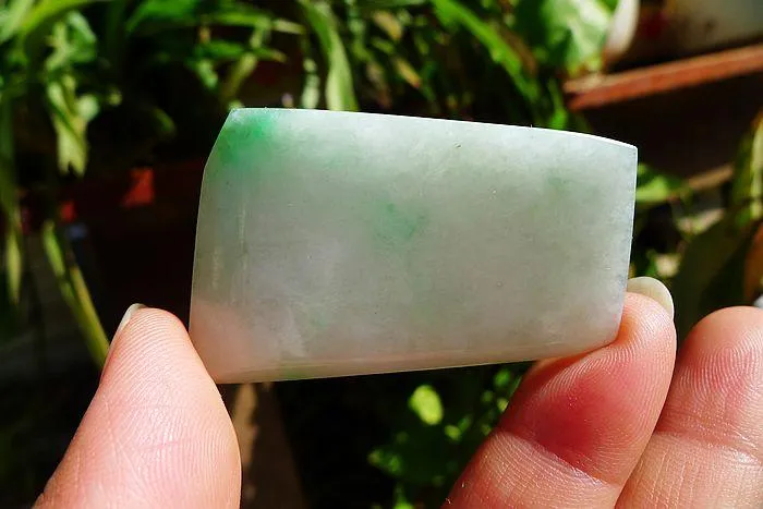 Natural Jade Rough Jadeite Raw (16g,4.7X2.9X0.5cm)