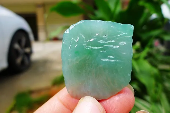 Natural Jade Rough Jadeite Raw (18g,3.6X3X0.7cm)
