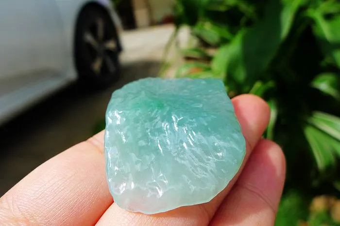 Natural Jade Rough Jadeite Raw (18g,3.6X3X0.7cm)