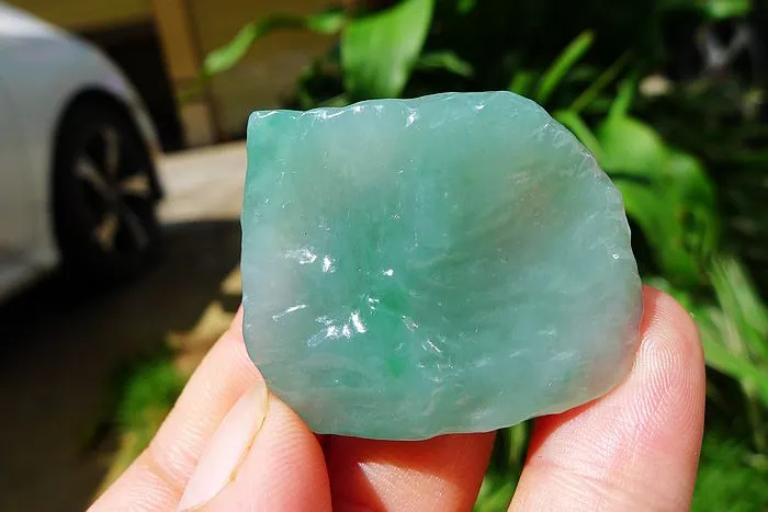Natural Jade Rough Jadeite Raw (18g,3.6X3X0.7cm)