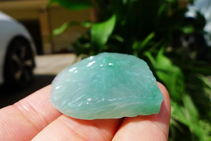 Natural Jade Rough Jadeite Raw (18g,3.6X3X0.7cm)