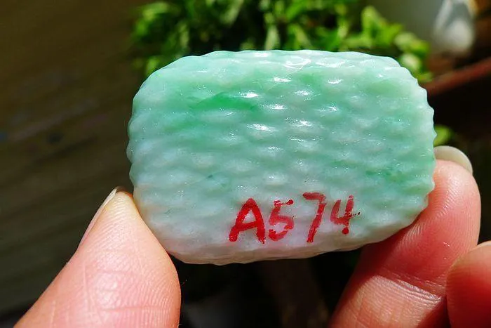 Natural Jade Rough Jadeite Raw (20g,4.5X3X0.55cm)