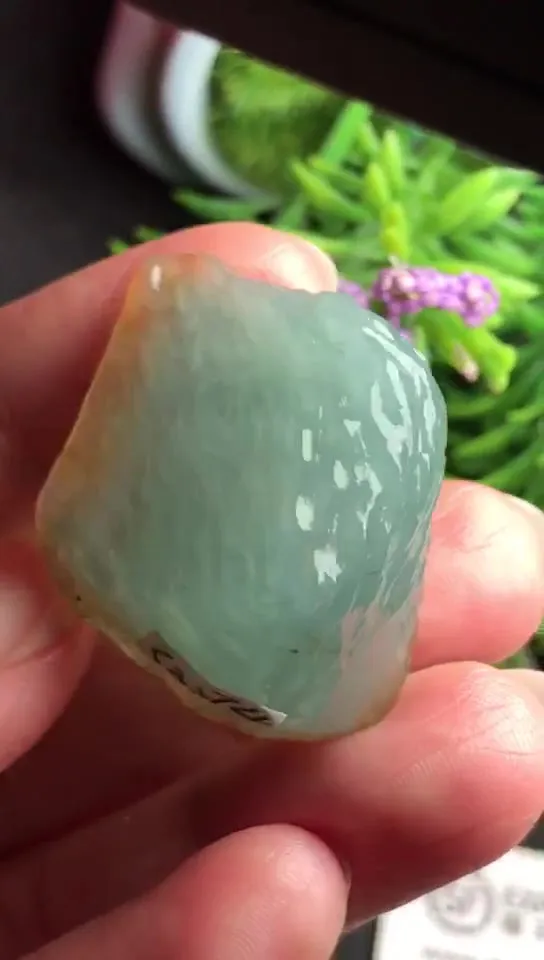 Natural Jade Rough Jadeite Raw (2.7x2.7X1.5cm)-S3274