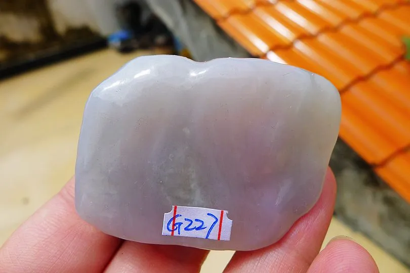 Natural Jade Rough Jadeite Raw (50g,4.9X3.5X1.3cm)