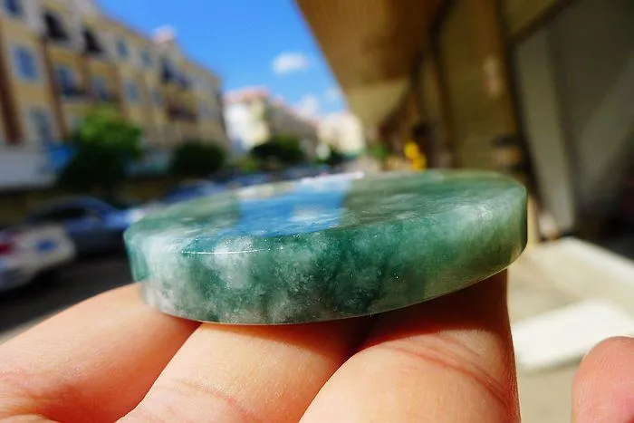 Natural Jade Rough Jadeite Raw (65g,5.5X0.75cm)