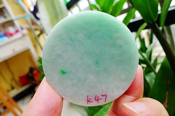 Natural Jade Rough Jadeite Raw (99g,5.6X1.2cm)