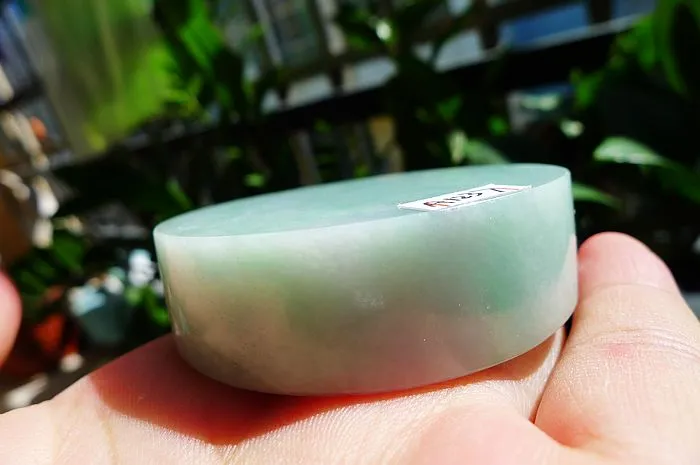 Natural Jade Rough Jadeite Raw S-(118g,5.5X1.5cm)