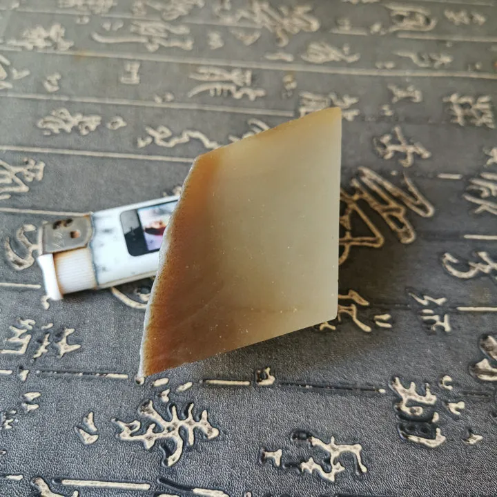 Natural Kunlun Jade Rough Nephrite Raw (156g, 5.5X4X2.5cm)