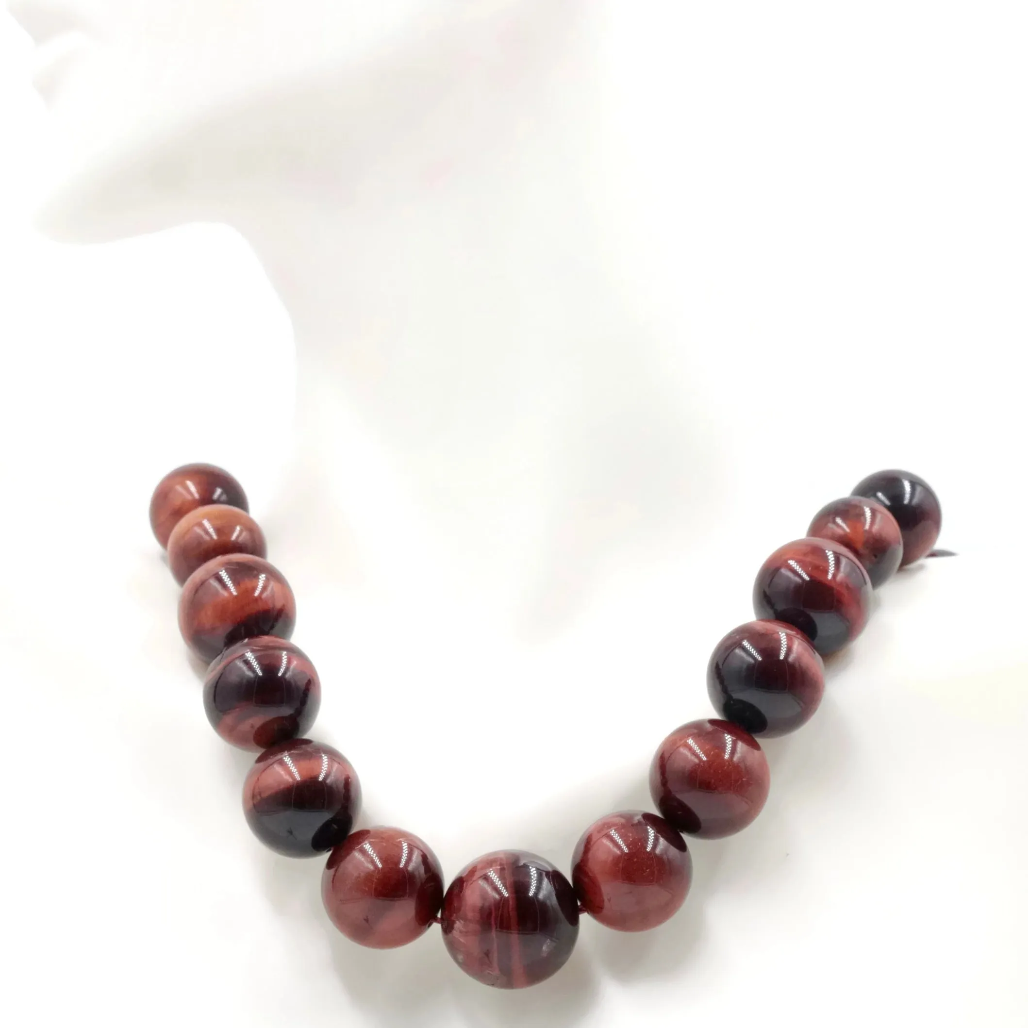 Natural Tiger Eye Tiger Eye Jewelry Tiger Eye Necklace TIGER EYE Round Beads Tiger eye Gemstone DIY Jewelry Tiger eye 6mm 16inch long SKU: 108031