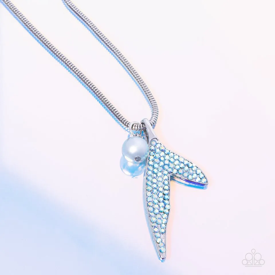 Paparazzi Necklace ~ Maiden Mermaid - Blue