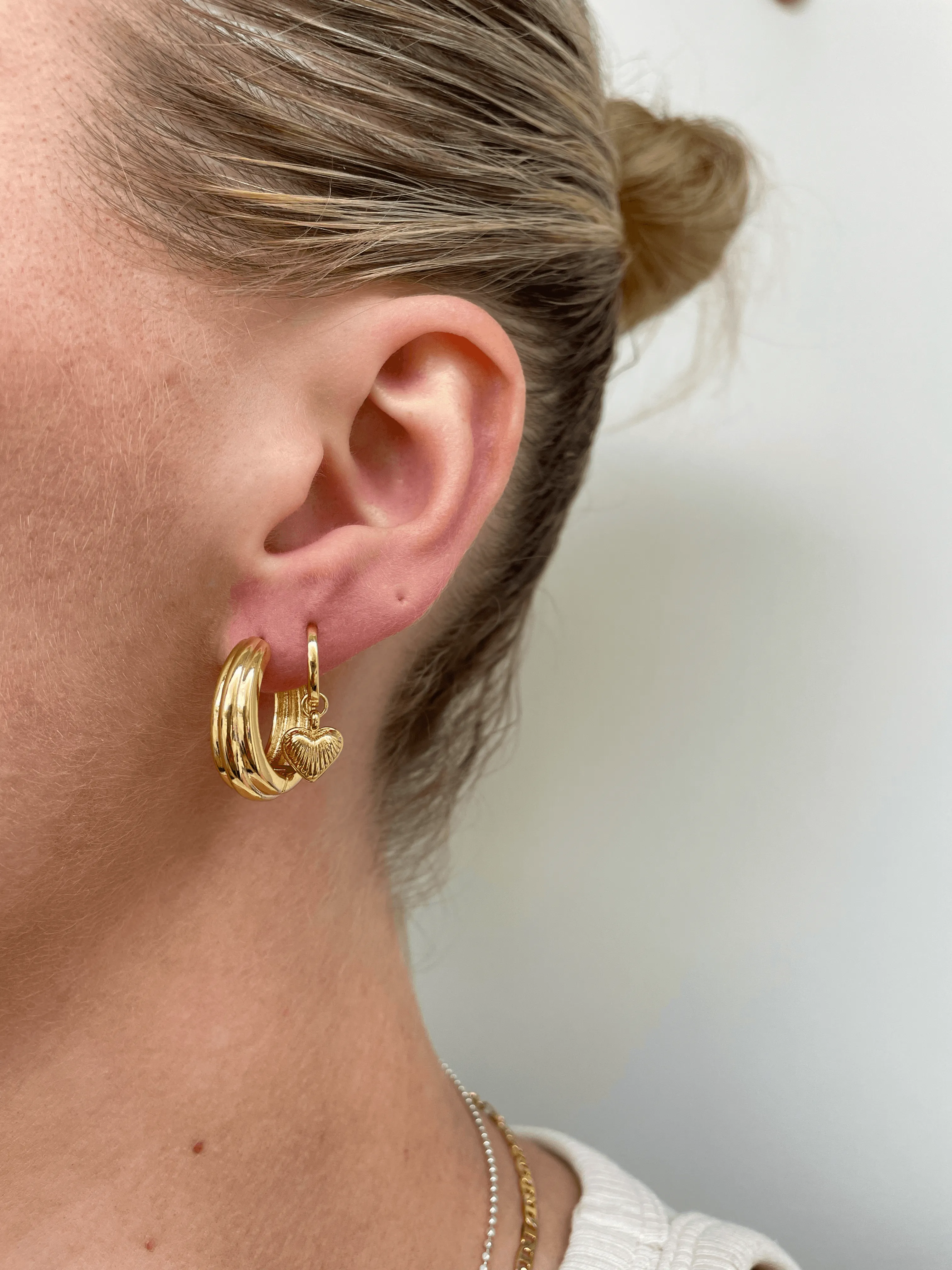 Paris Hoop Earring - Silver