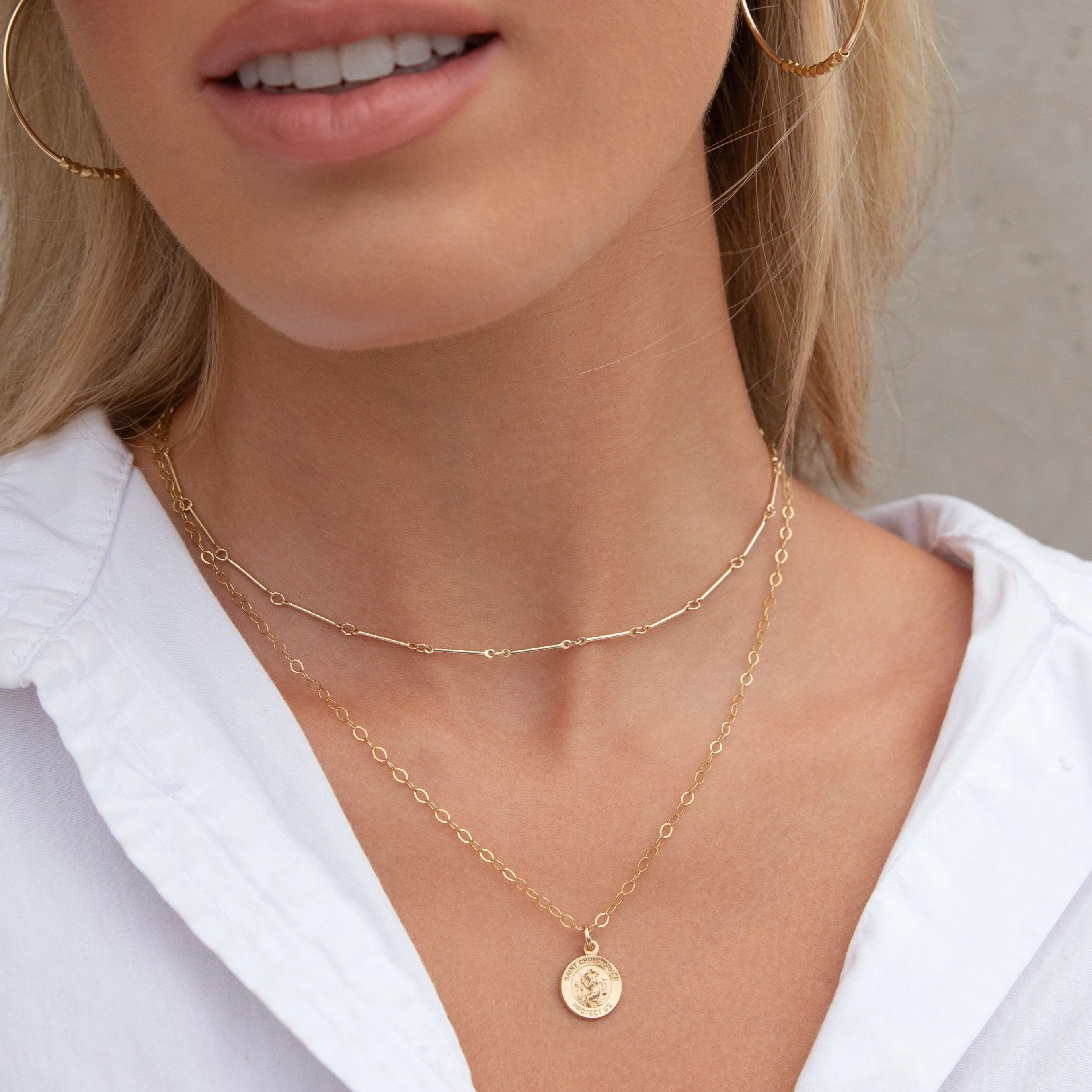 SAINT CHRISTOPHER PENDANT NECKLACE