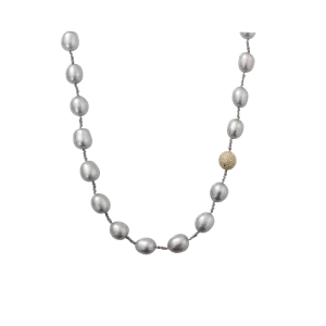 Silver Freshwater Pearl Necklace