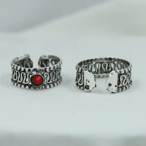 Silver Toe Ring 1644-20