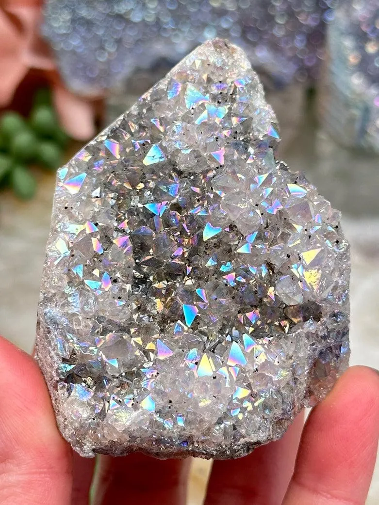 Small Aura Amethyst Clusters