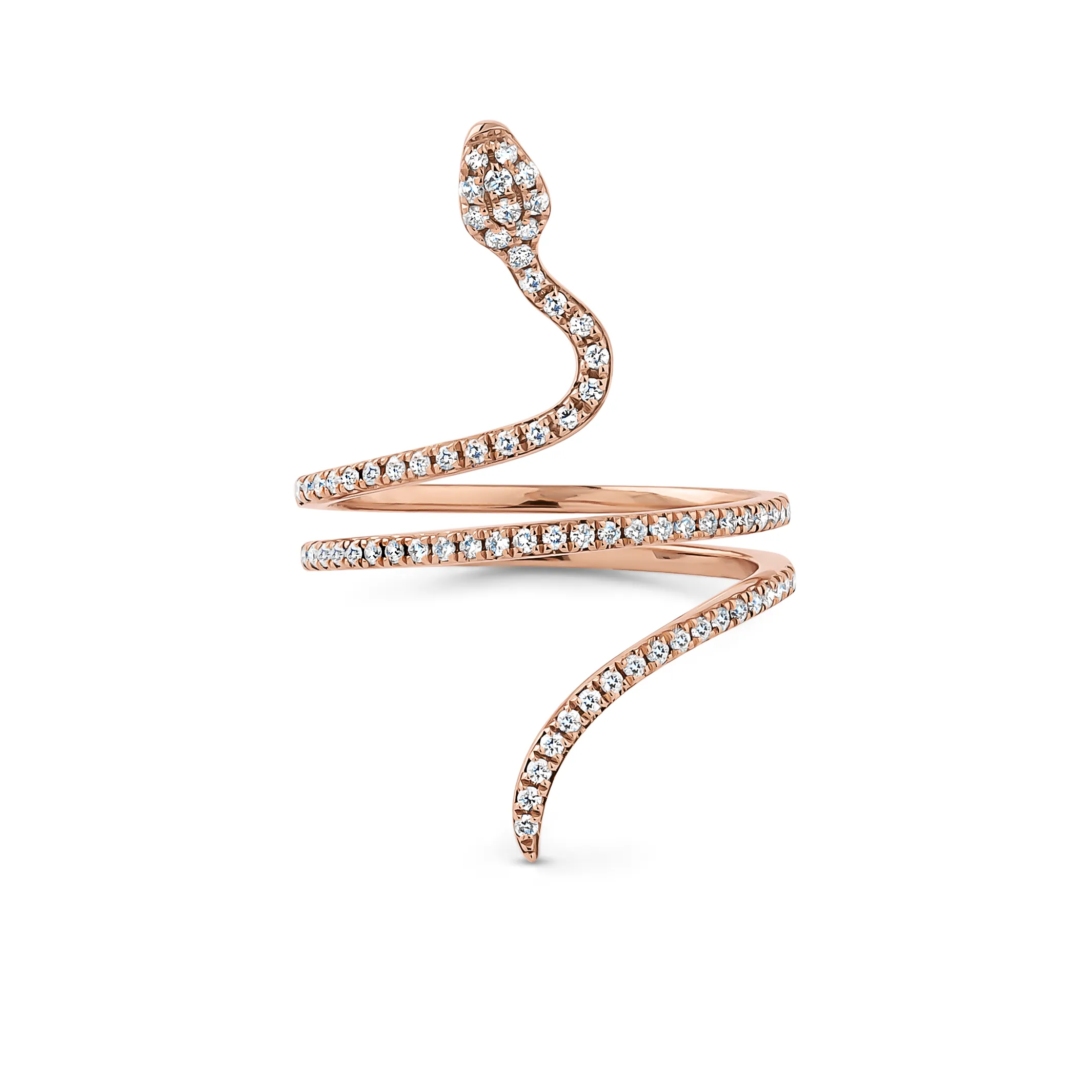 Snake Diamond Ring