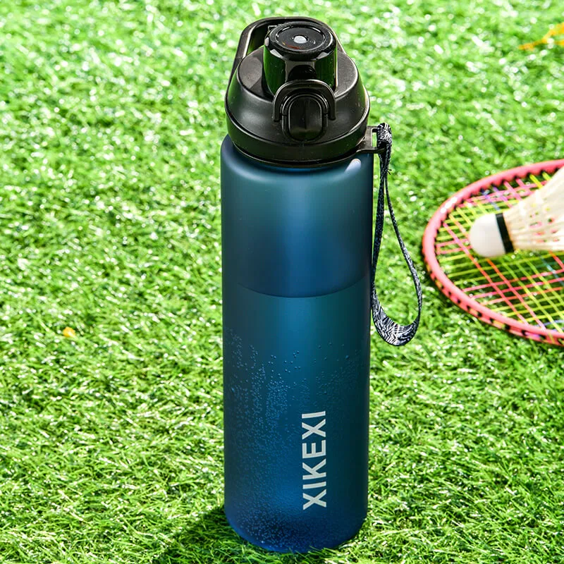 XIKEXI 1L FROSTED PLASTIC WATER BOTTLE